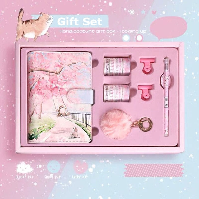 Coffret cadeau Cherry Blossom Journal