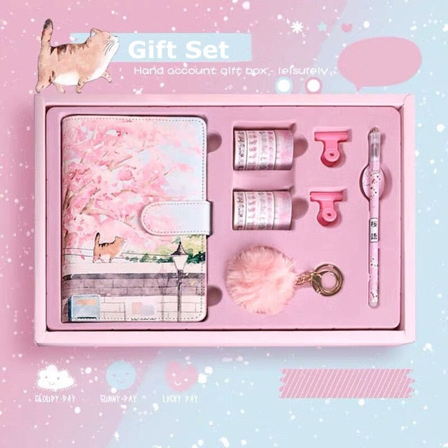 Coffret cadeau Cherry Blossom Journal