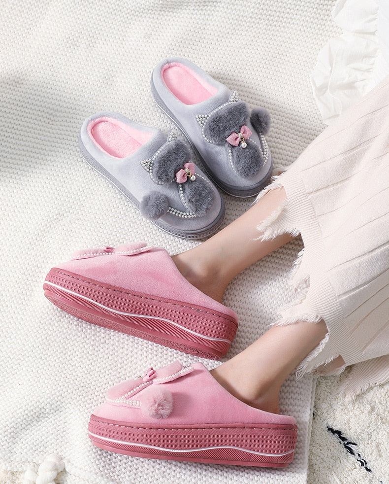 Chaussons Perles Chat