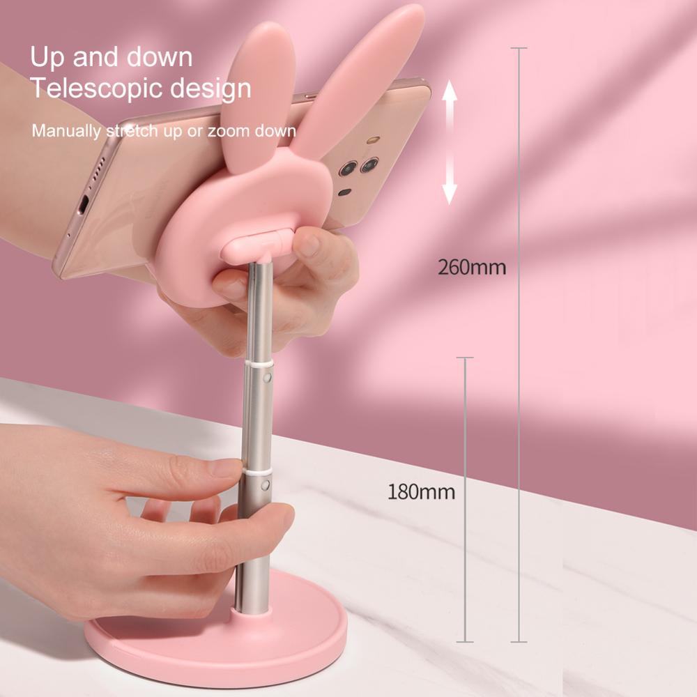 Support de téléphone en forme de lapin