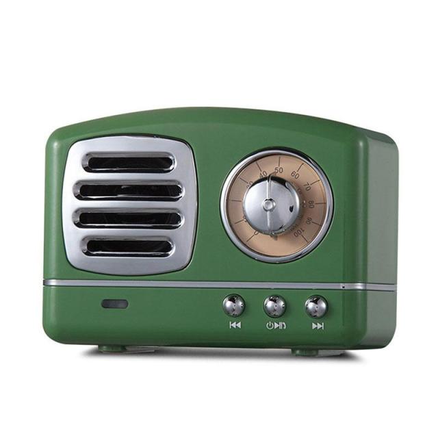 Altavoz Bluetooth con radio retro