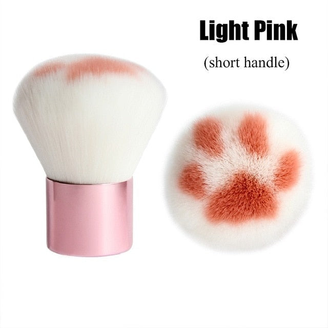 Pinceaux de maquillage en forme de pattes de chat