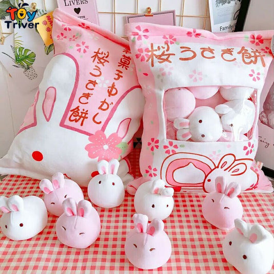 Peluches oreiller lapin