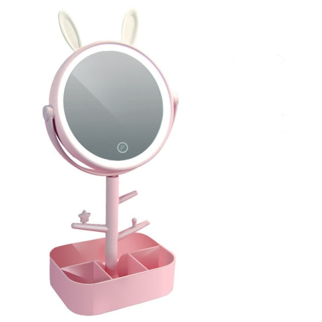 Lampe miroir de courtoisie Kawaii