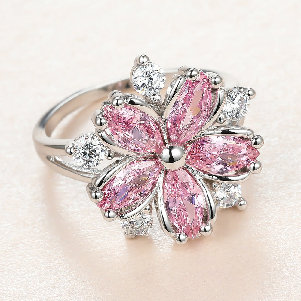 Anillo de flor de cerezo Sakura