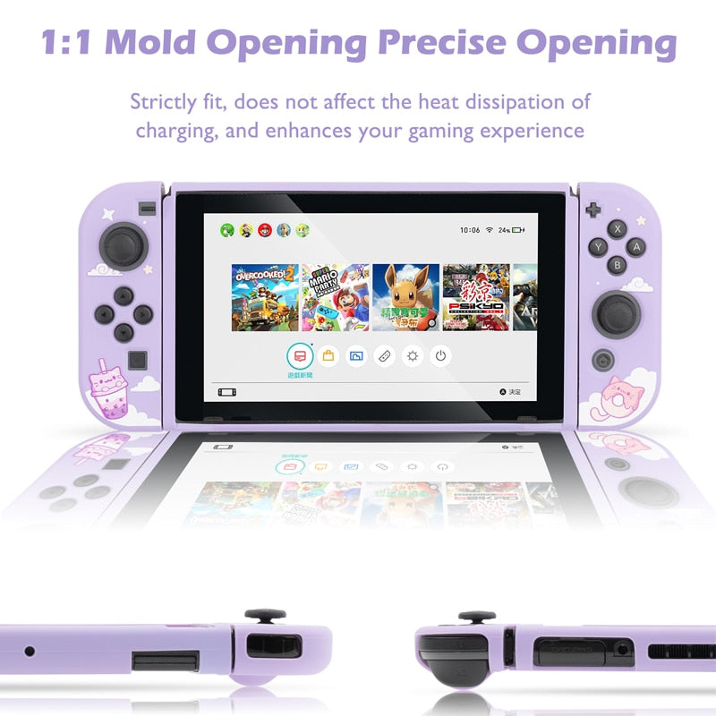 Ice Cream Cat Nintendo Switch Soft Cover