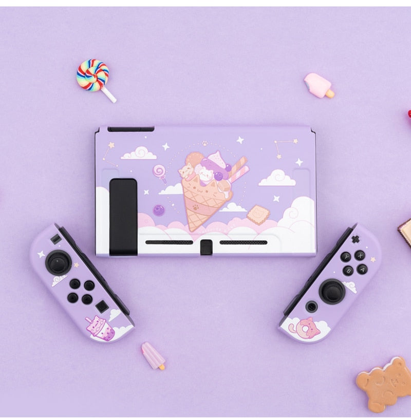 Ice Cream Cat Nintendo Switch Soft Cover
