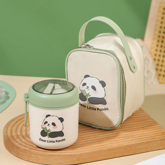 Boîte à bento ronde Panda