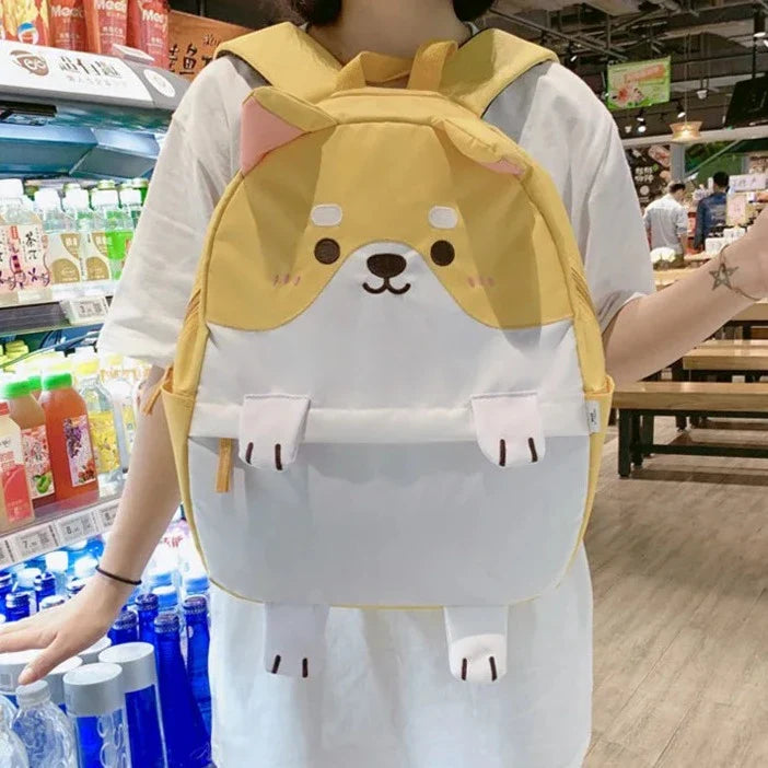 Mochilas de lona Shiba Inu