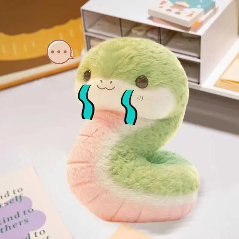 Peluche serpent kawaii