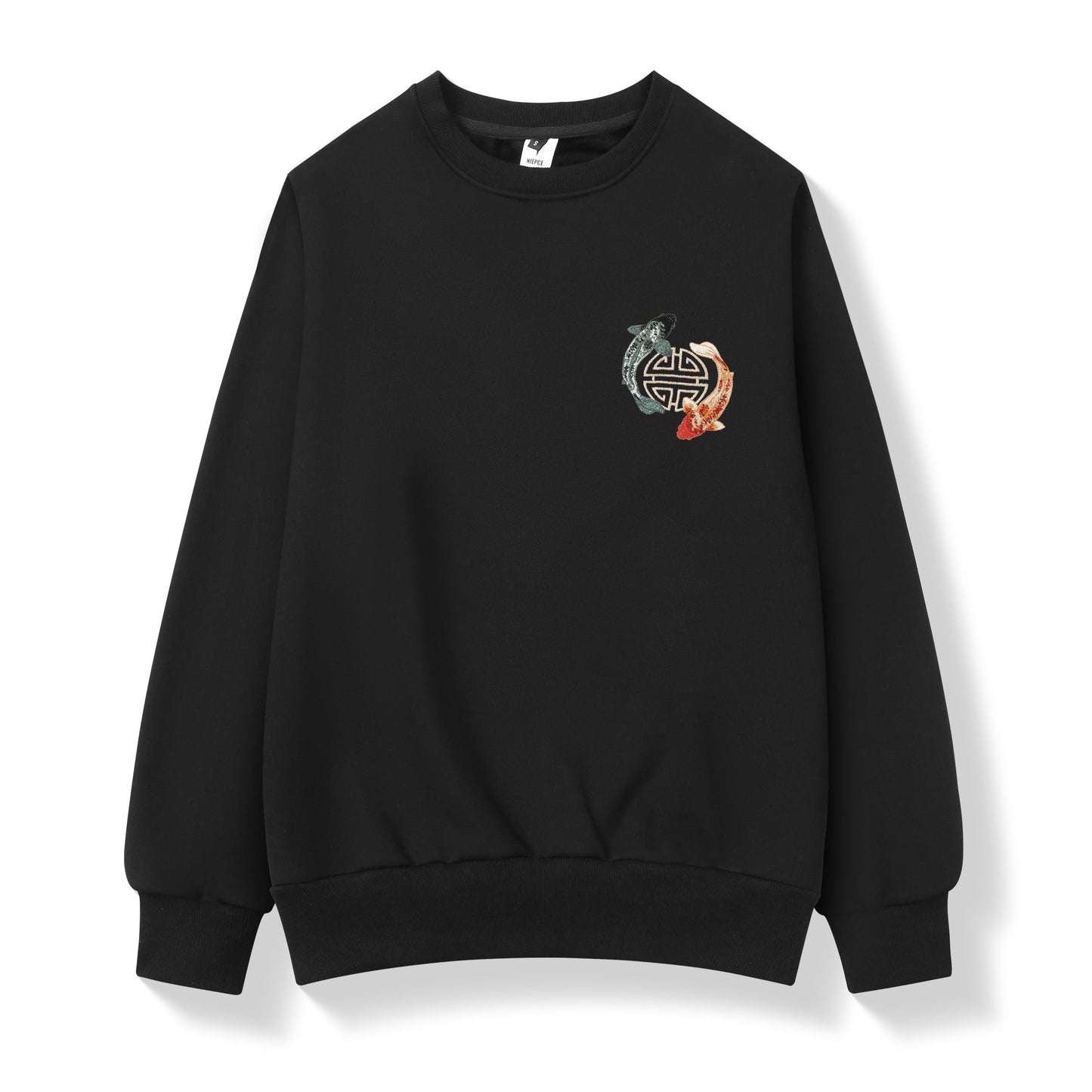 SW9008 YinYang Koi Embroidery Sweater