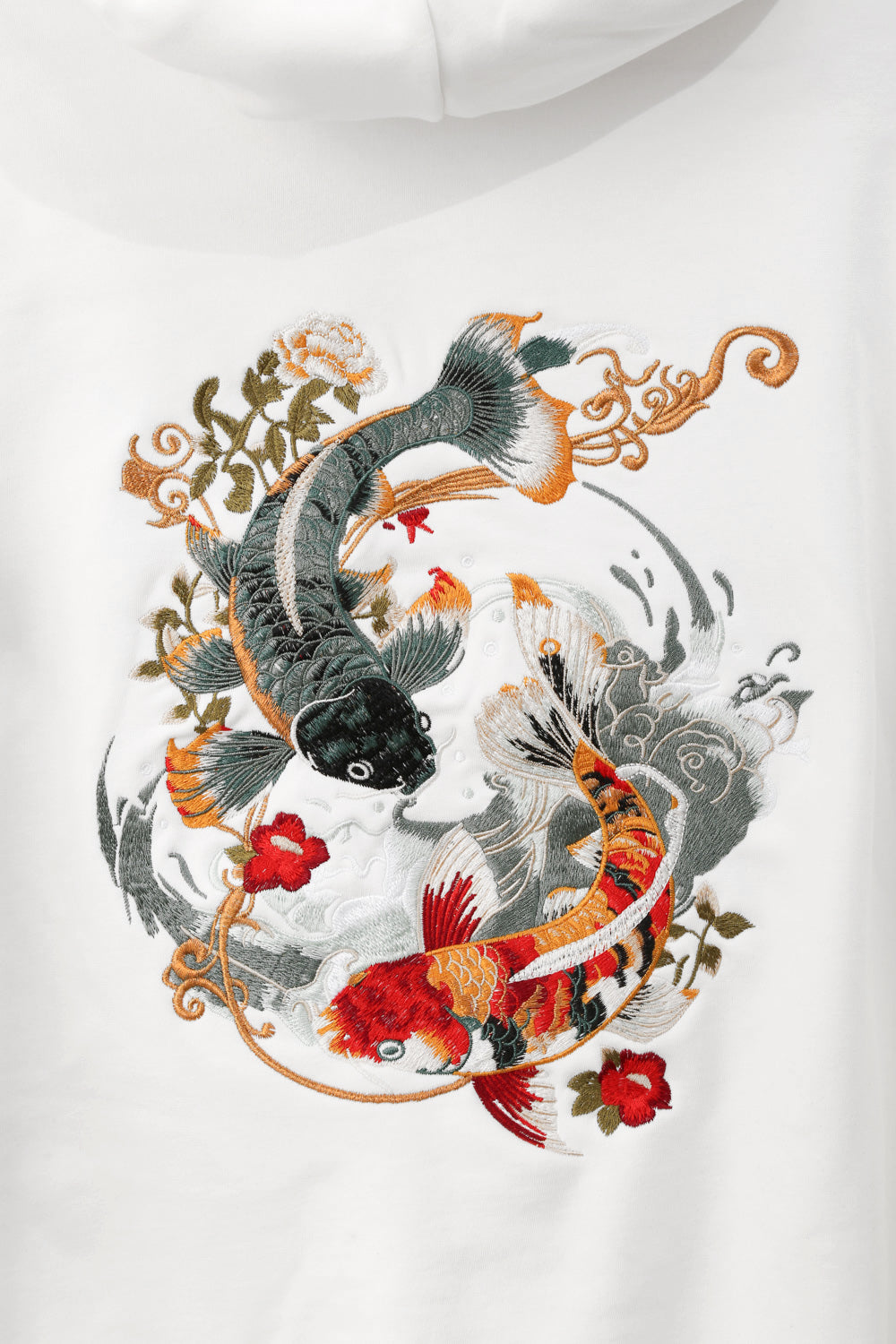 SW9008 YinYang Koi Embroidery Sweater