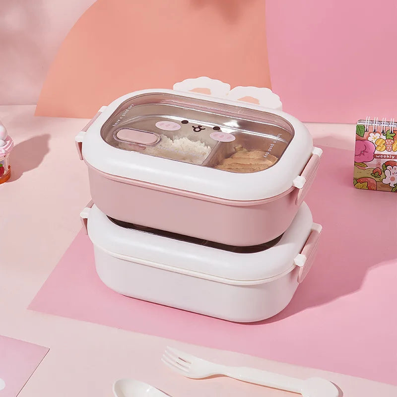 Caja bento de conejito dulce