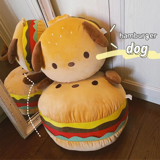 Peluche chiot hamburger délicieux