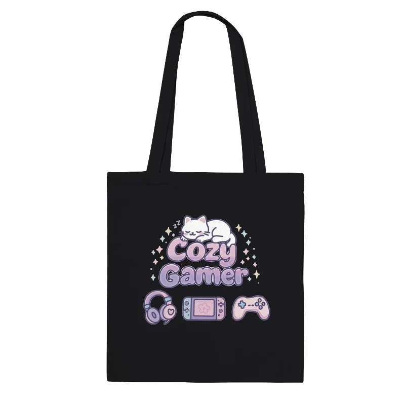 Kawaii "Cozy Gamer" Tote Bag