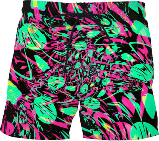 Psychedelic Fractal Swim Shorts