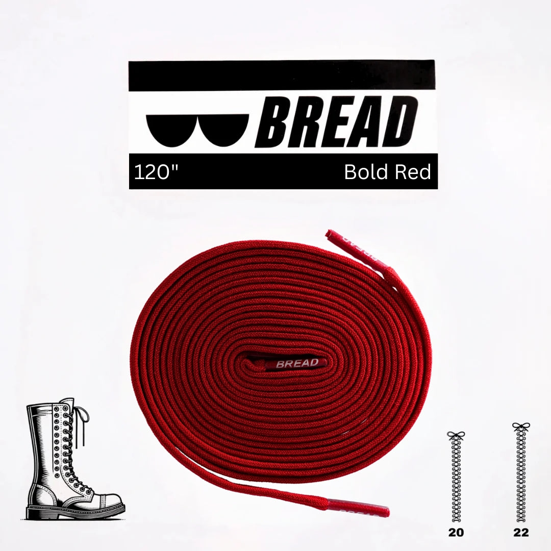 Bold Red Bread Laces