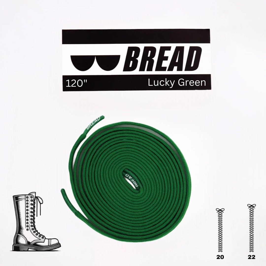 Lucky Green Bread Laces