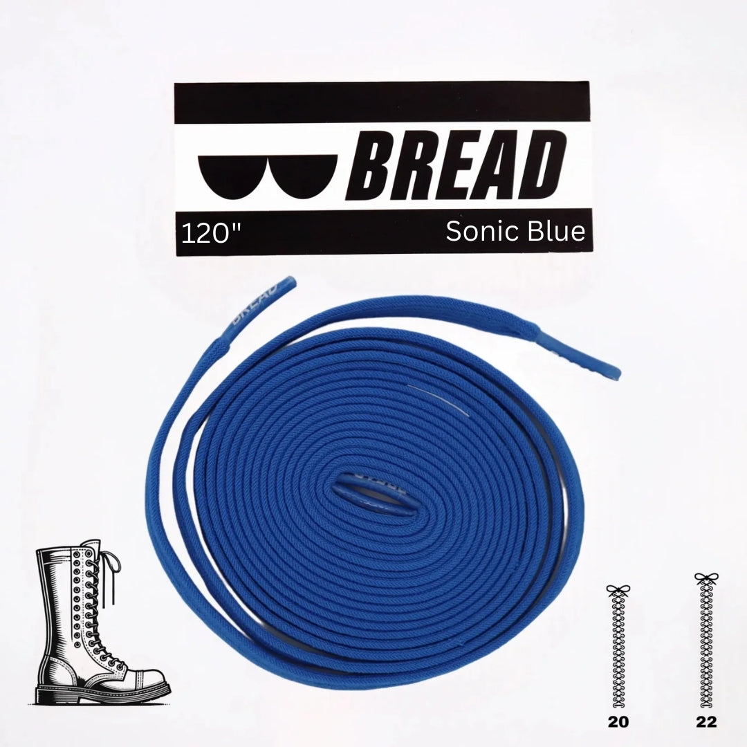 Sonic Blue Bread Laces