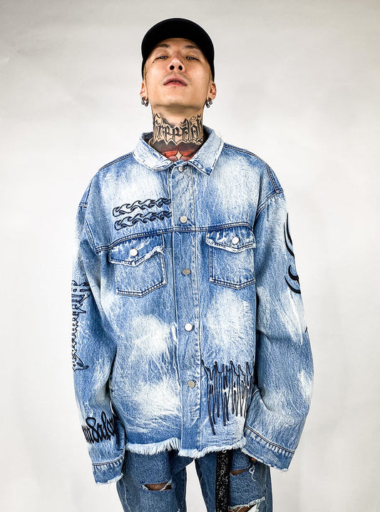 Veste en jean Shadow Destruction