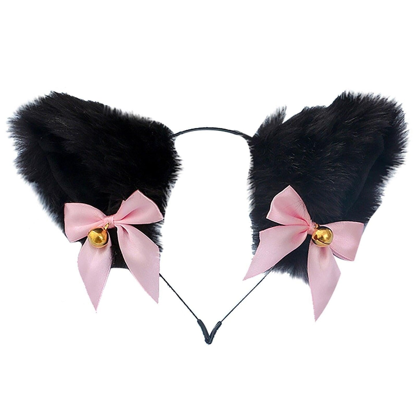 Cat Ears Cosplay Headband with Bell