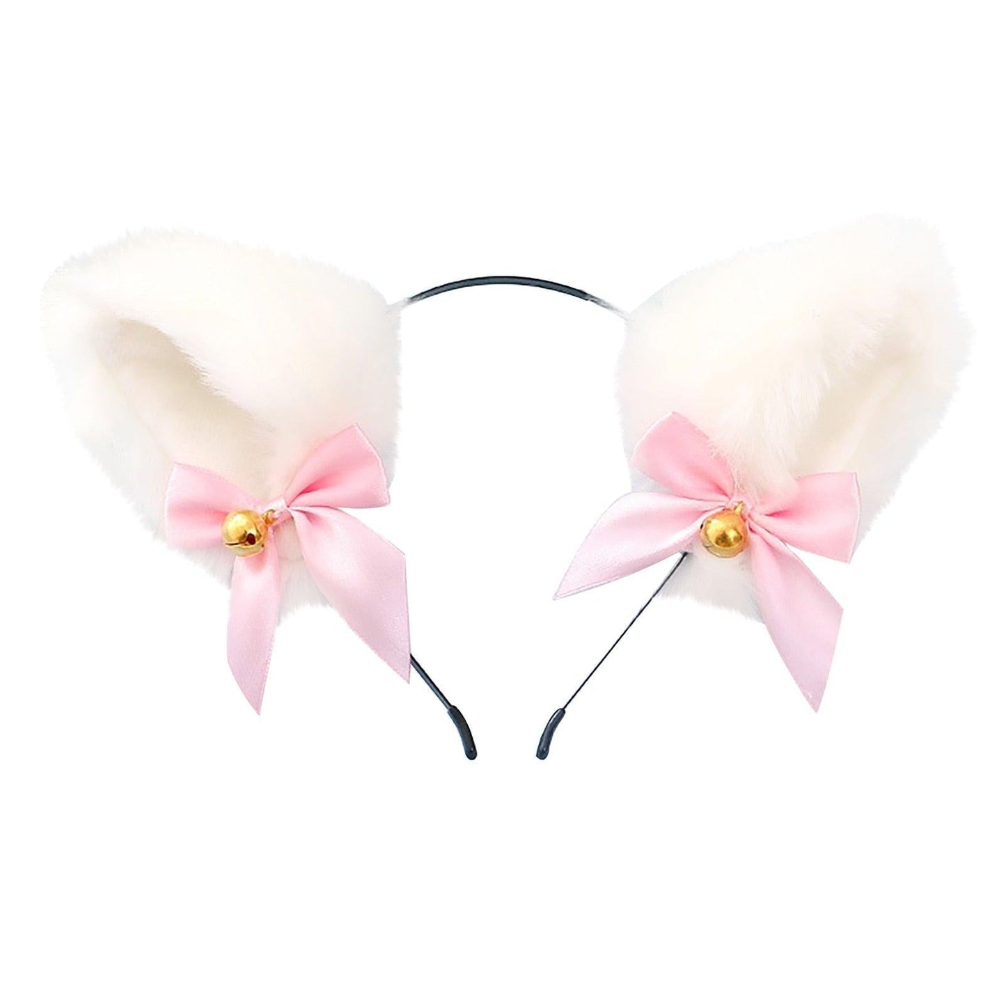 Cat Ears Cosplay Headband with Bell