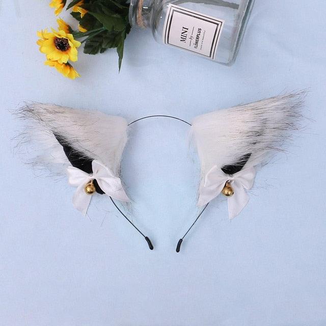 Cat Ears Cosplay Headband with Bell