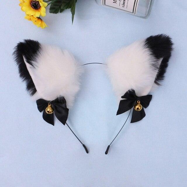 Cat Ears Cosplay Headband with Bell