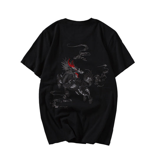 KH870 Kirin Embroidery Tee