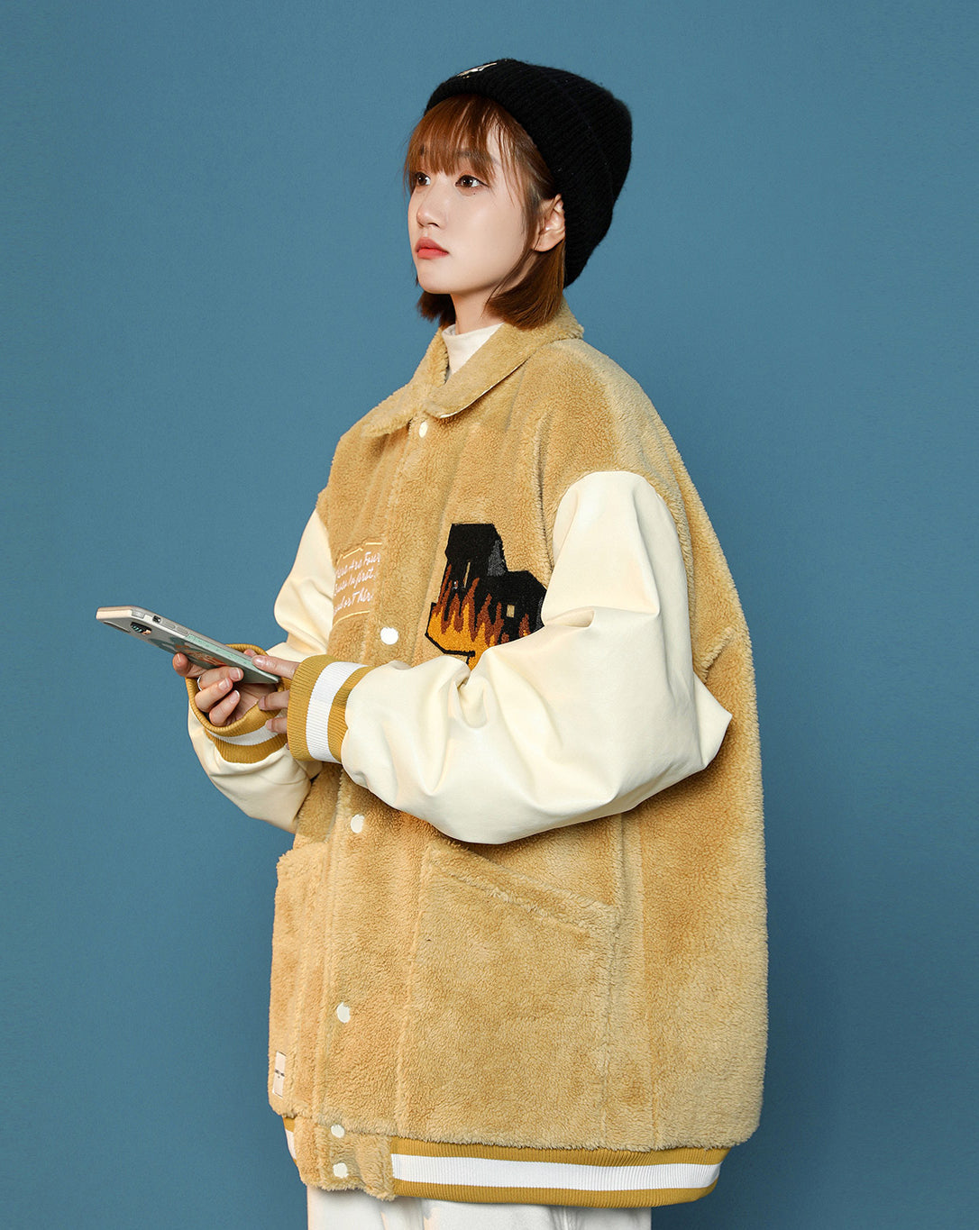 Chaqueta de béisbol con descuento para mujer