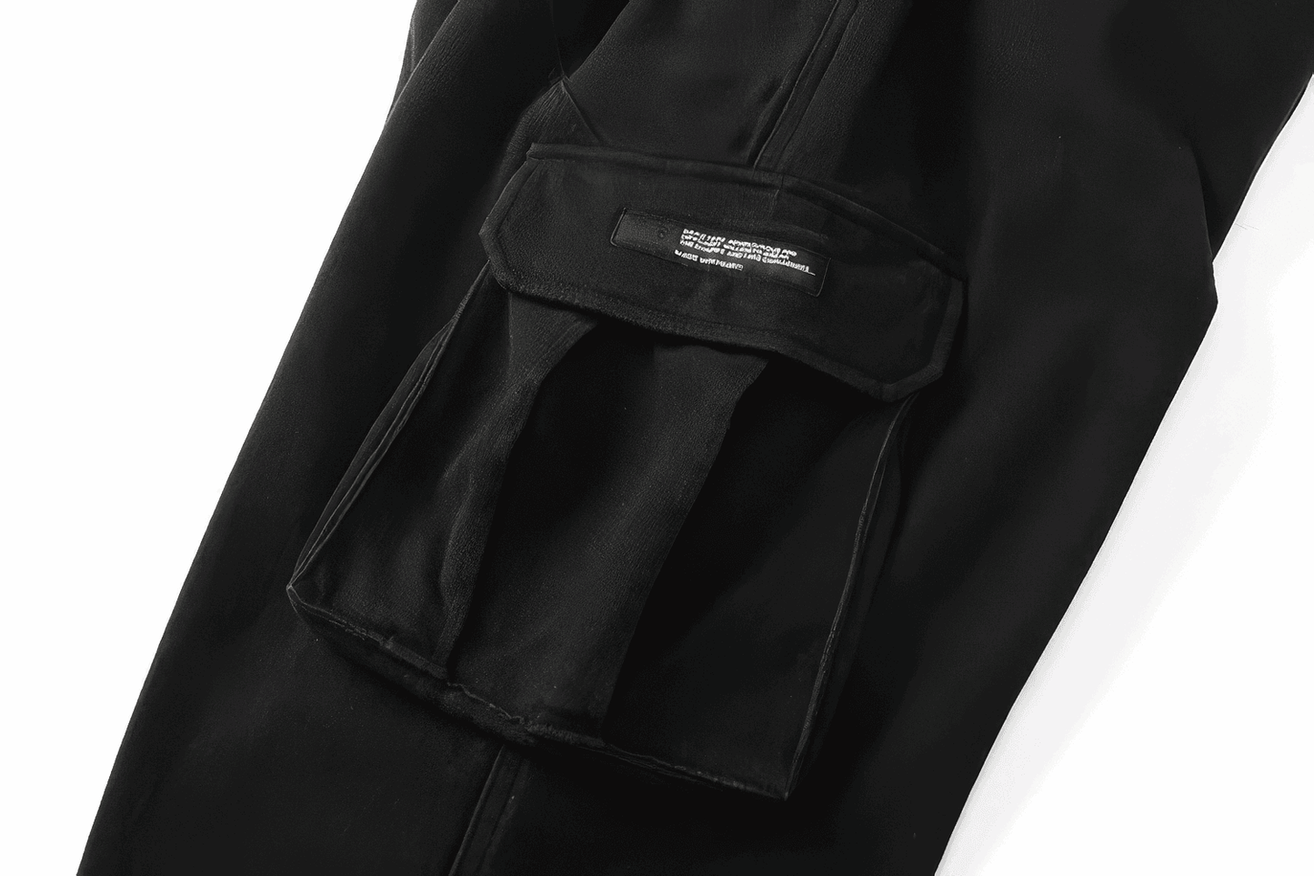 Men’s Cargo Pants – Loose Fit, Elastic Cuffs, Utility Style for Winter