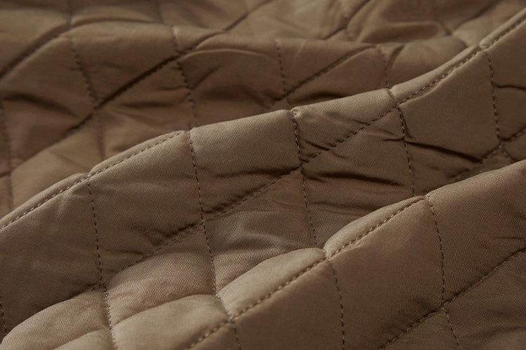 Winter Detroit Heavy Quilted Work Jacket for Men – Loose Fit, Cotton Lined