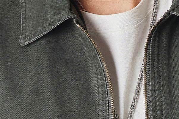 Winter Detroit Heavy Quilted Work Jacket for Men – Loose Fit, Cotton Lined