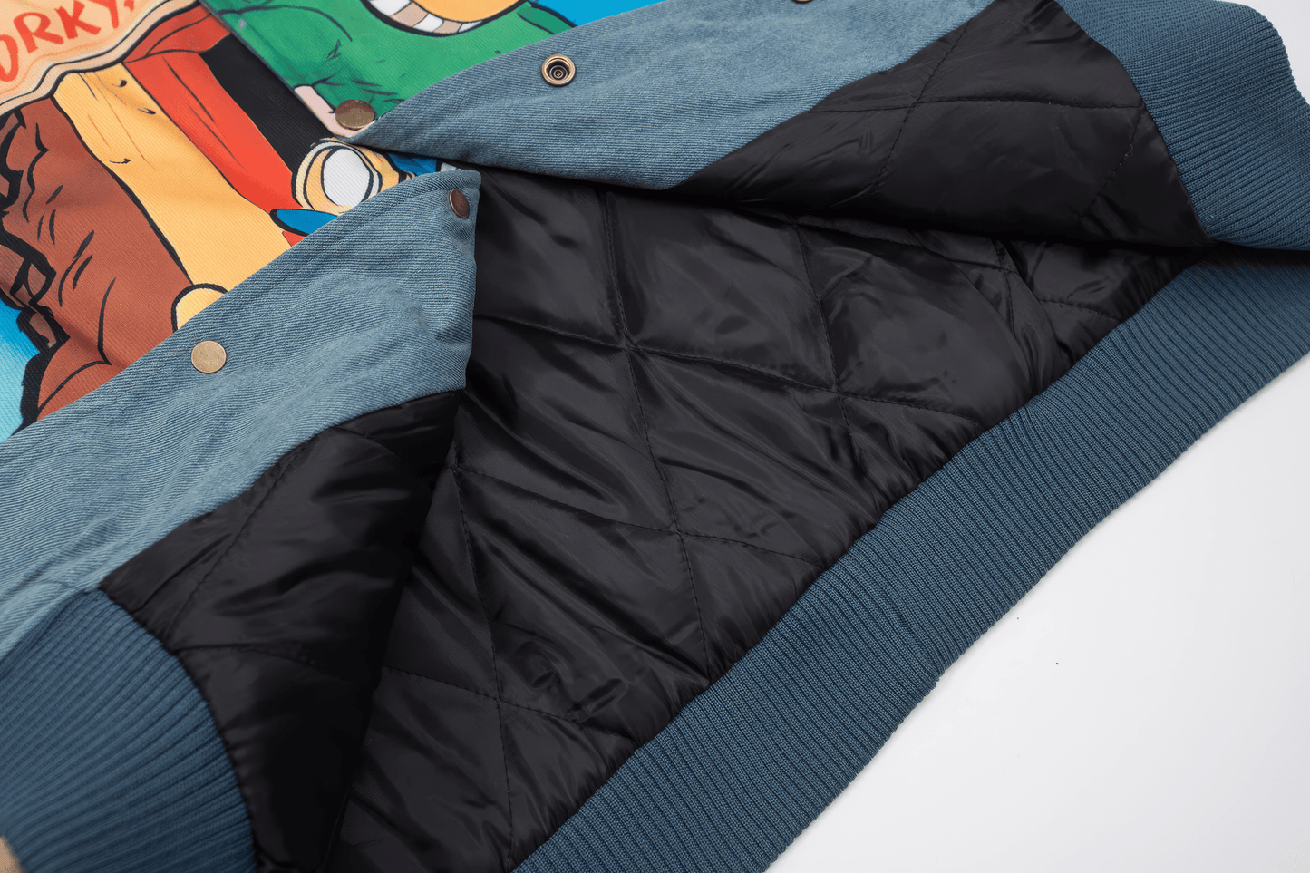 Winter Vintage American Pattern Loose Fit Cotton Jacket