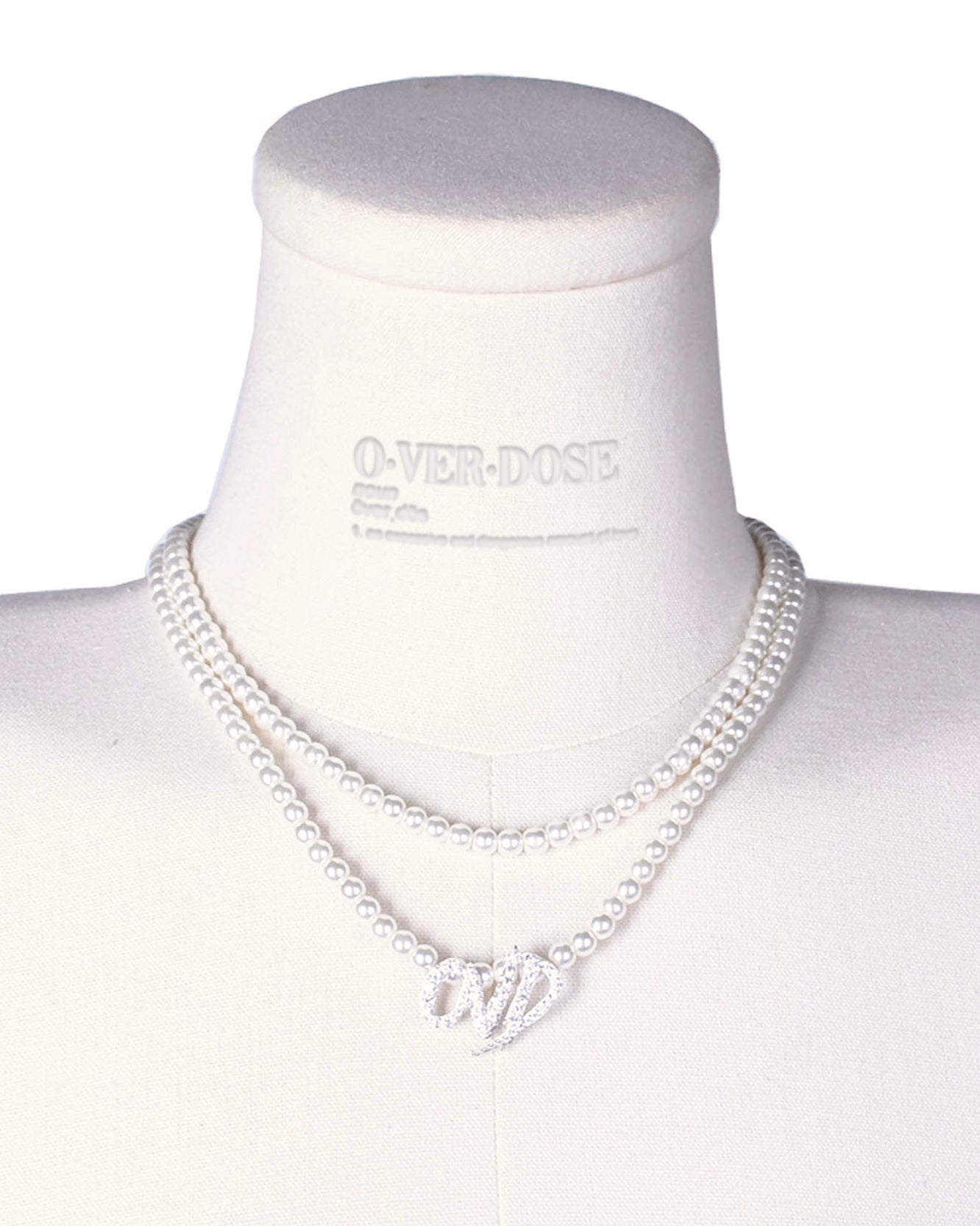 "222" Layered Pearl Necklace