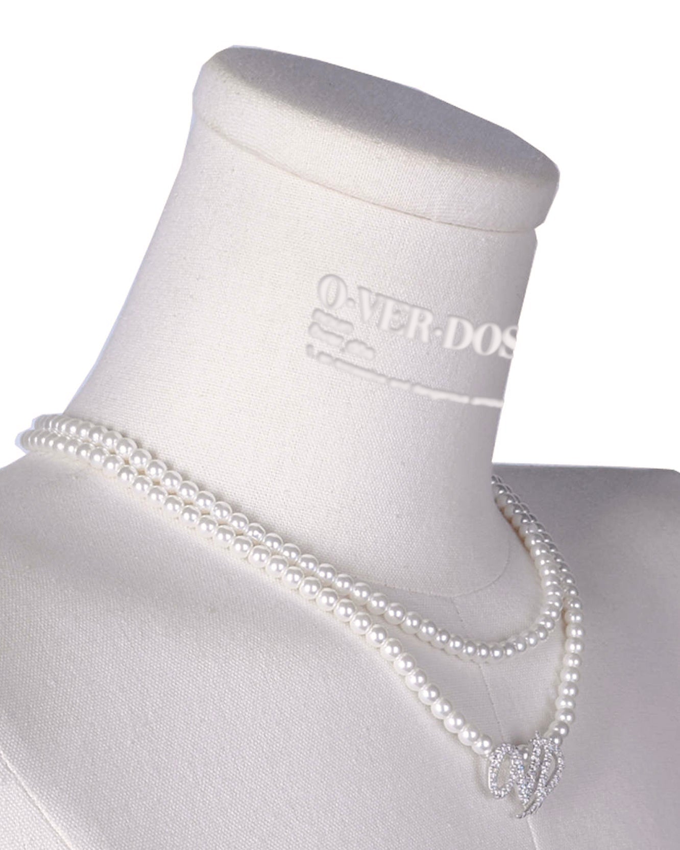 "222" Layered Pearl Necklace