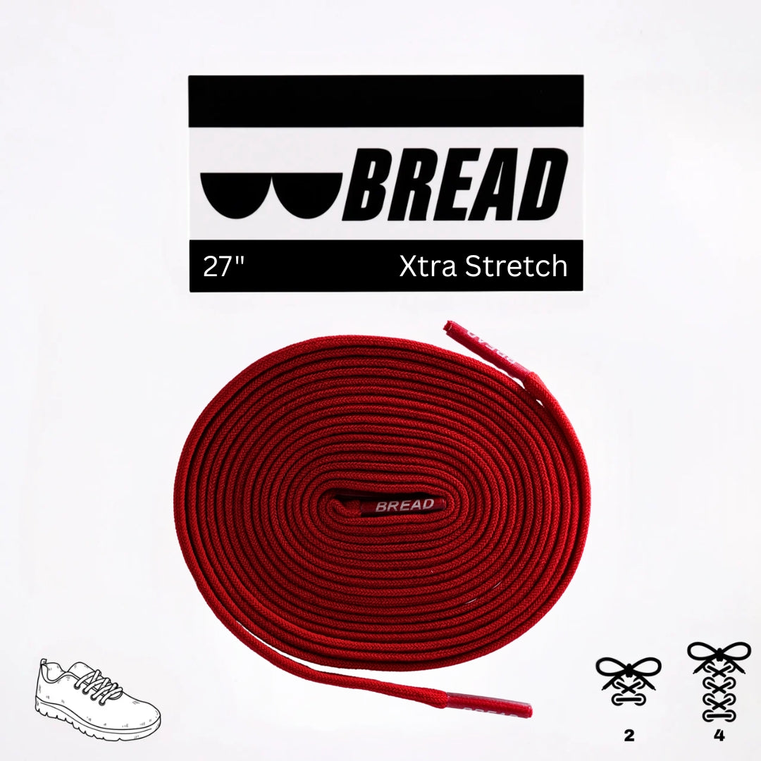 Bold Red Bread Laces