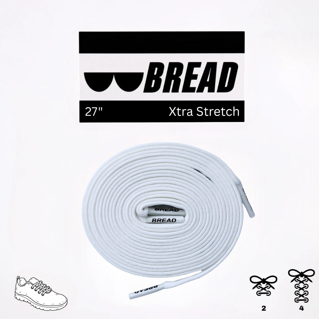Cloud White Bread Laces