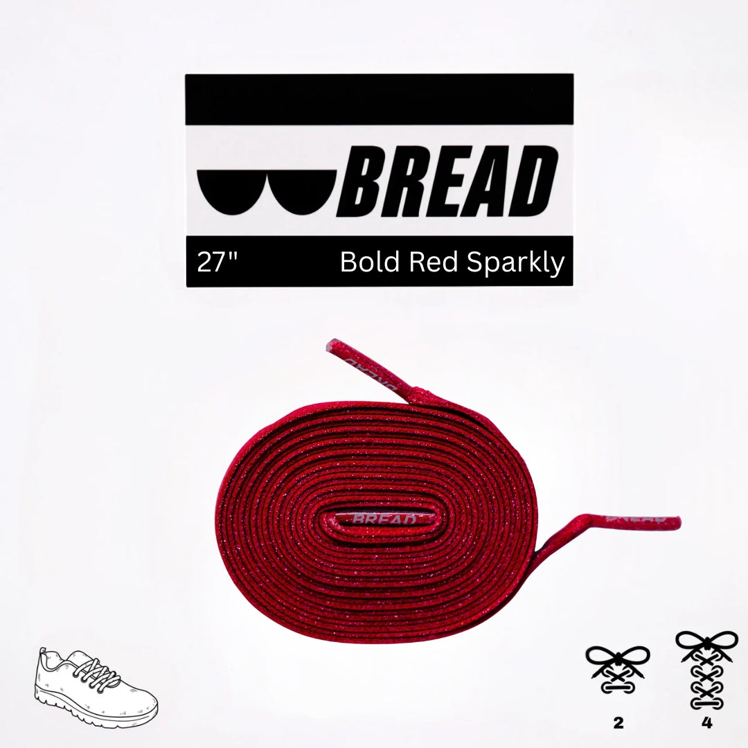 Bold Red Bread Laces