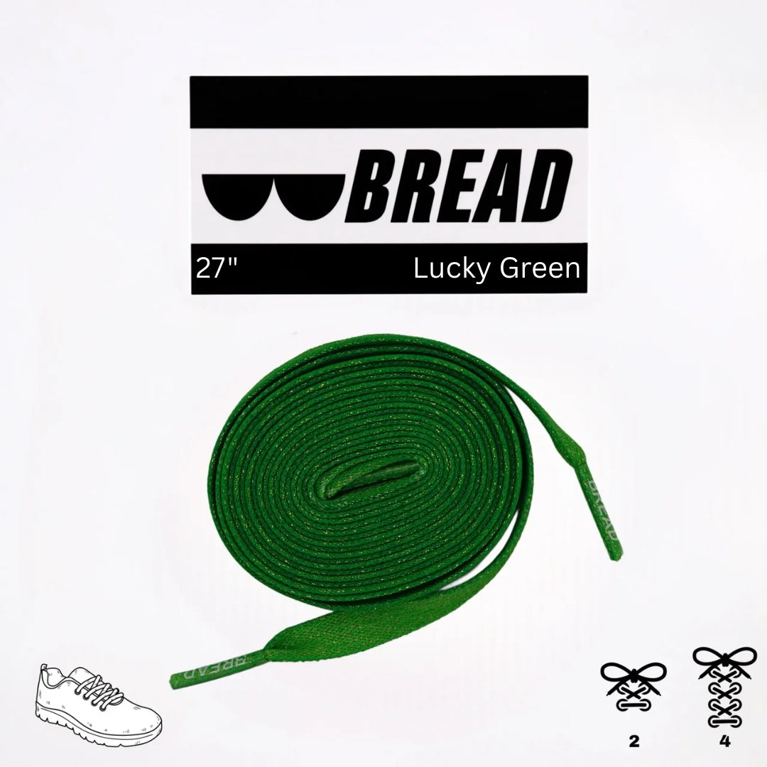 Lucky Green Bread Laces