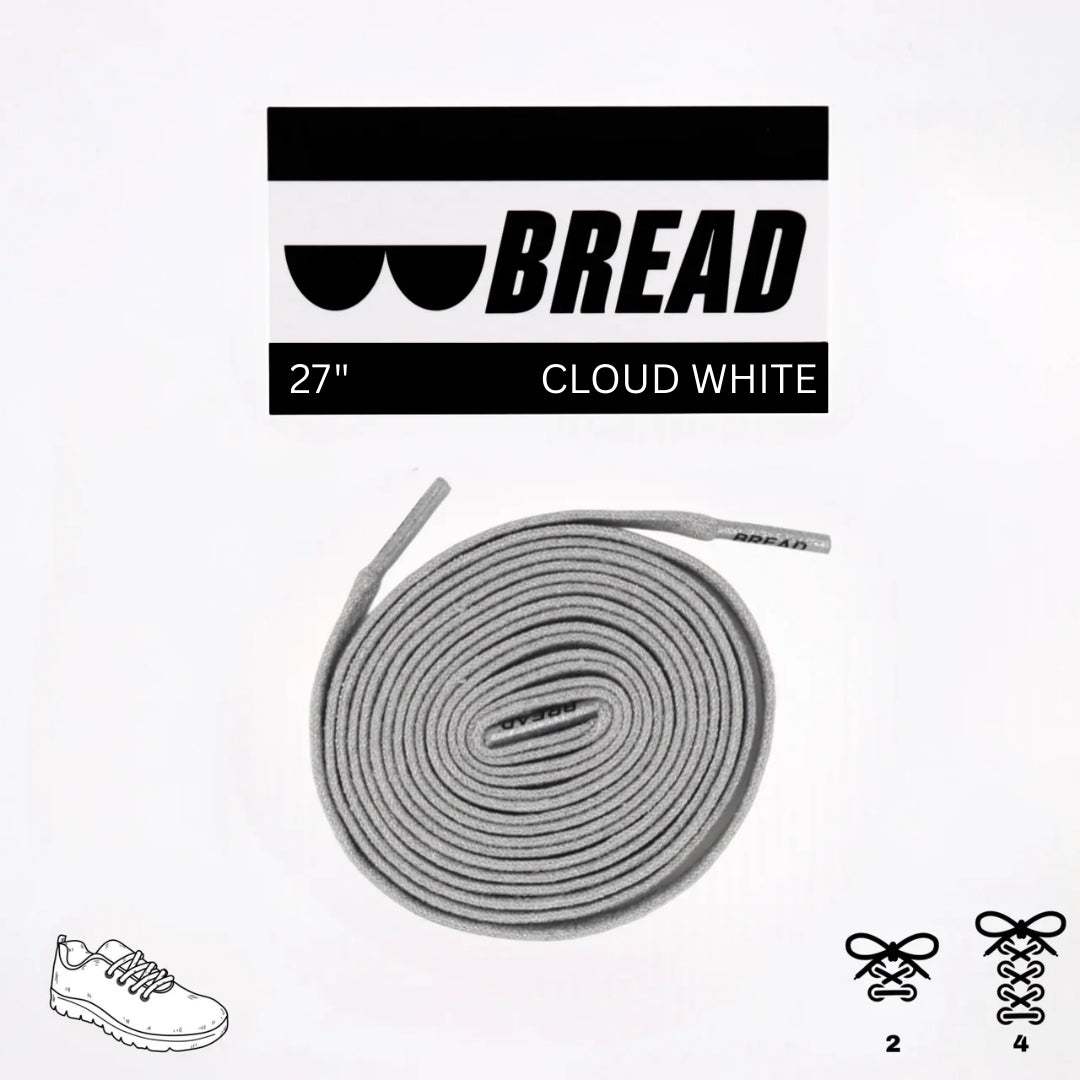 Cloud White Bread Laces