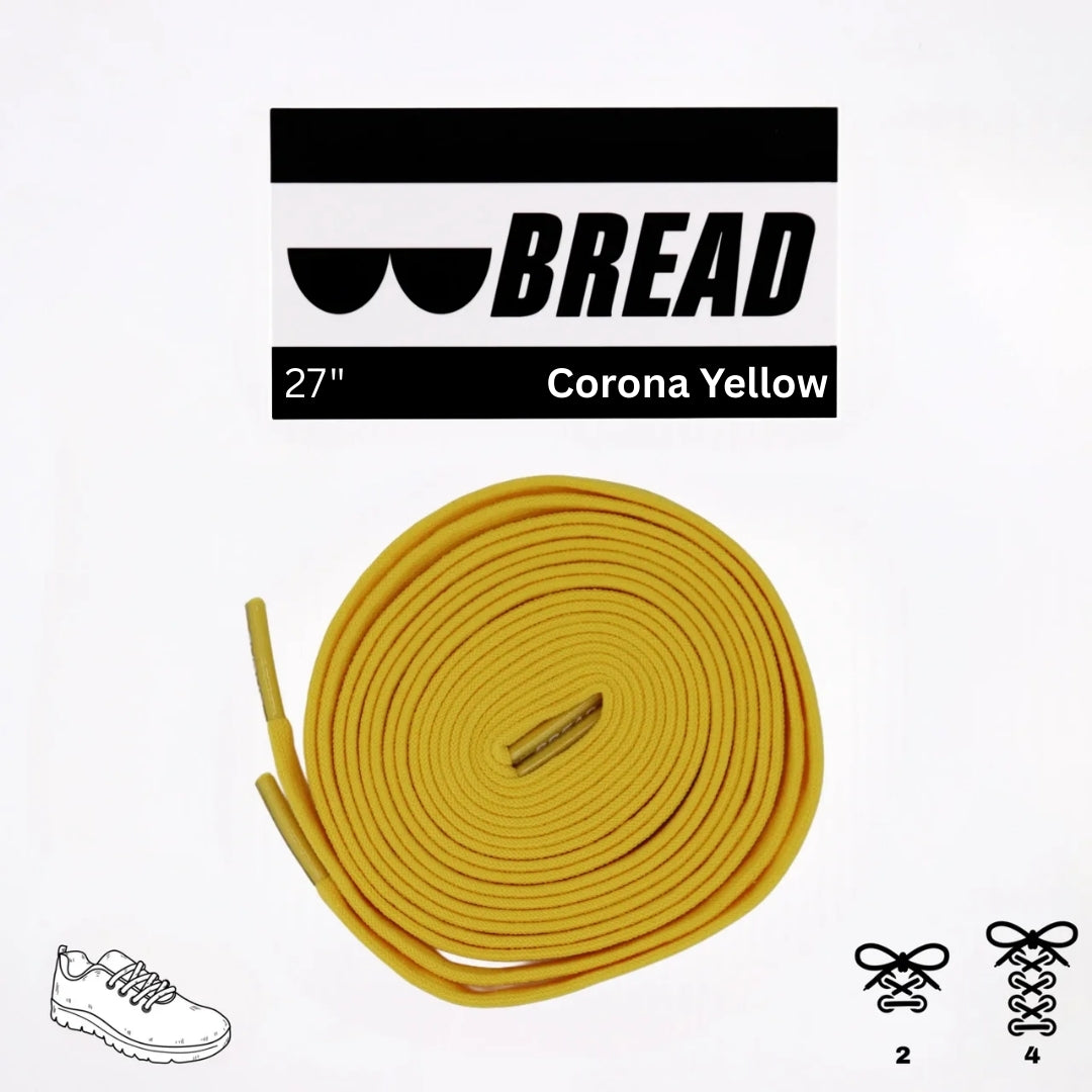 Corona Yellow Bread Laces