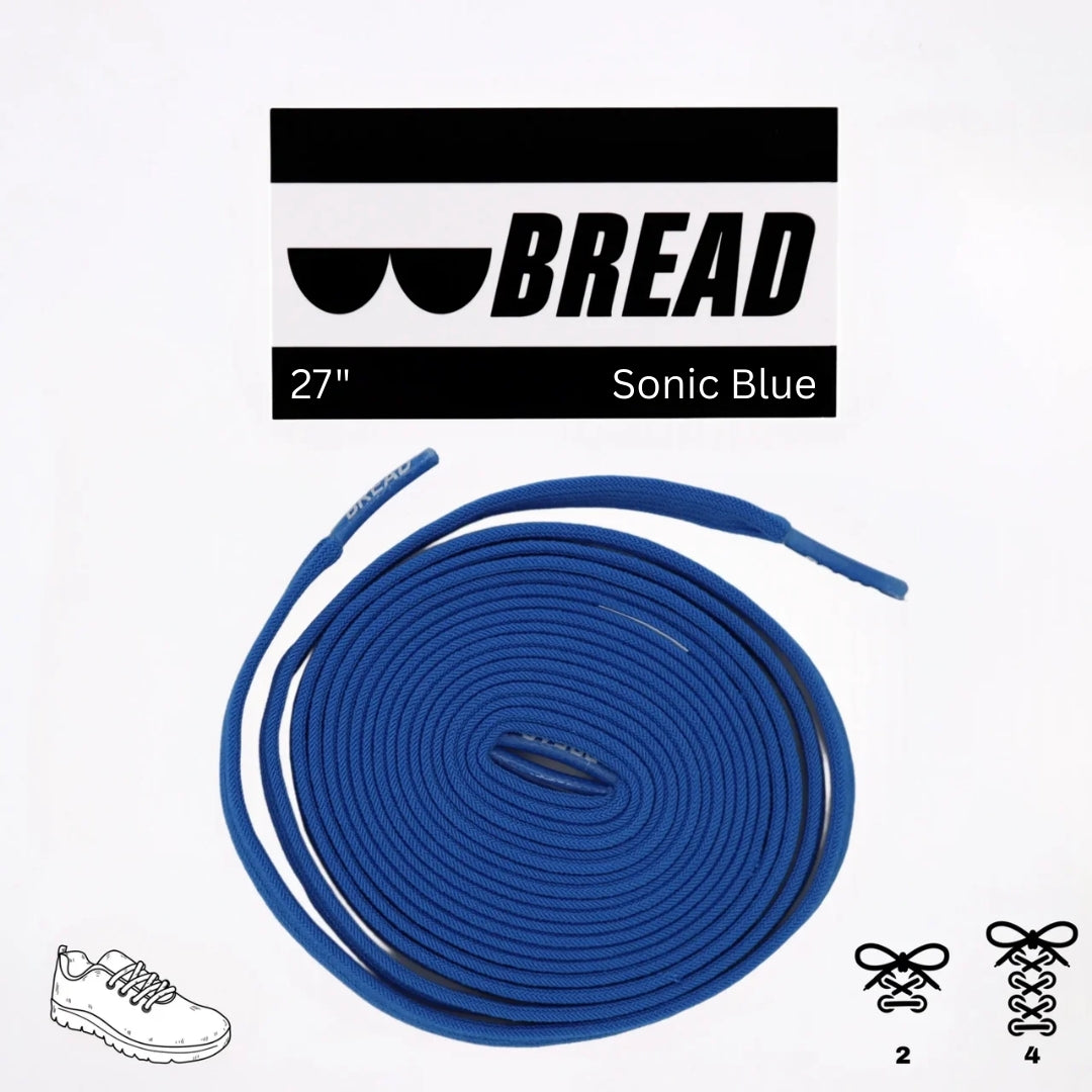 Sonic Blue Bread Laces