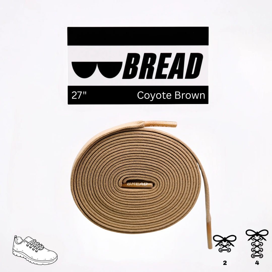 Coyote Brown Bread Laces