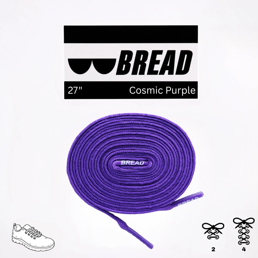 Cosmic Purple Bread Laces