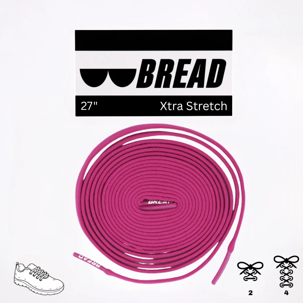 Pretty Pink Bread Laces