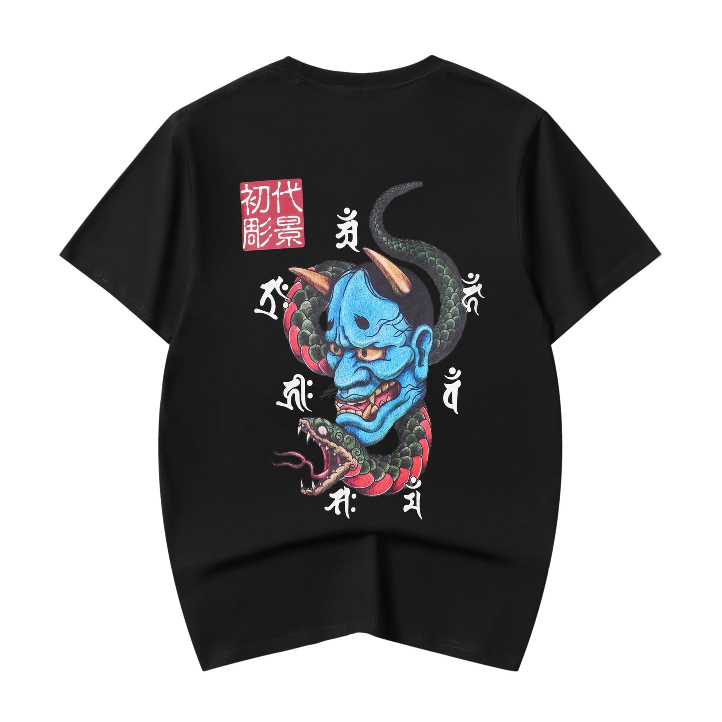 Blue Oni Mask Tee