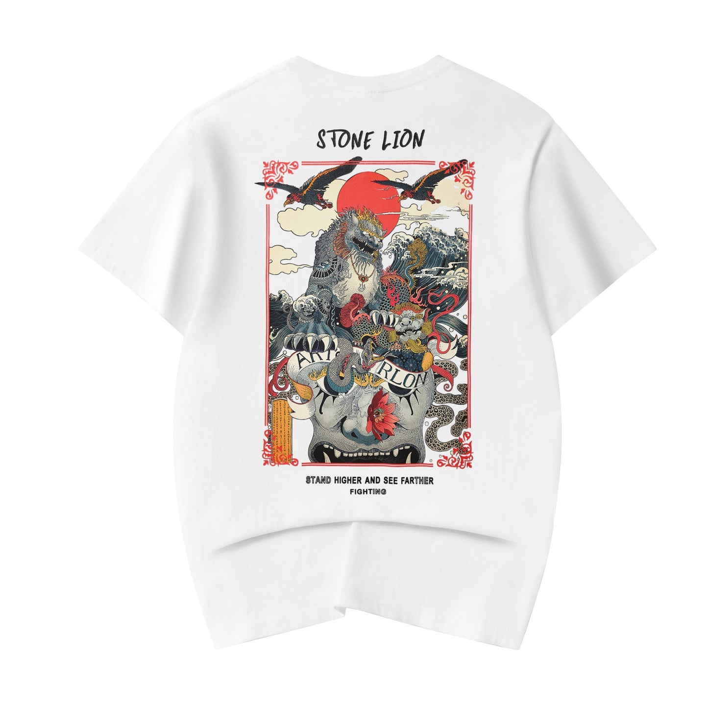 Camiseta de león de piedra YeT006