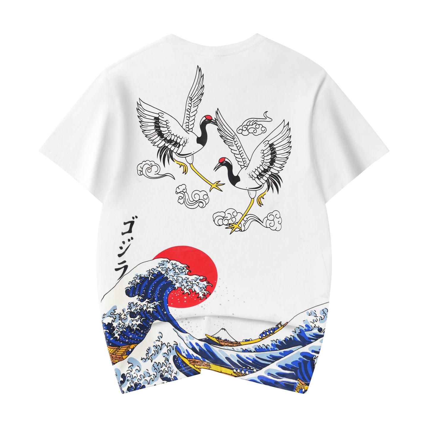 Crane and Waves Tee