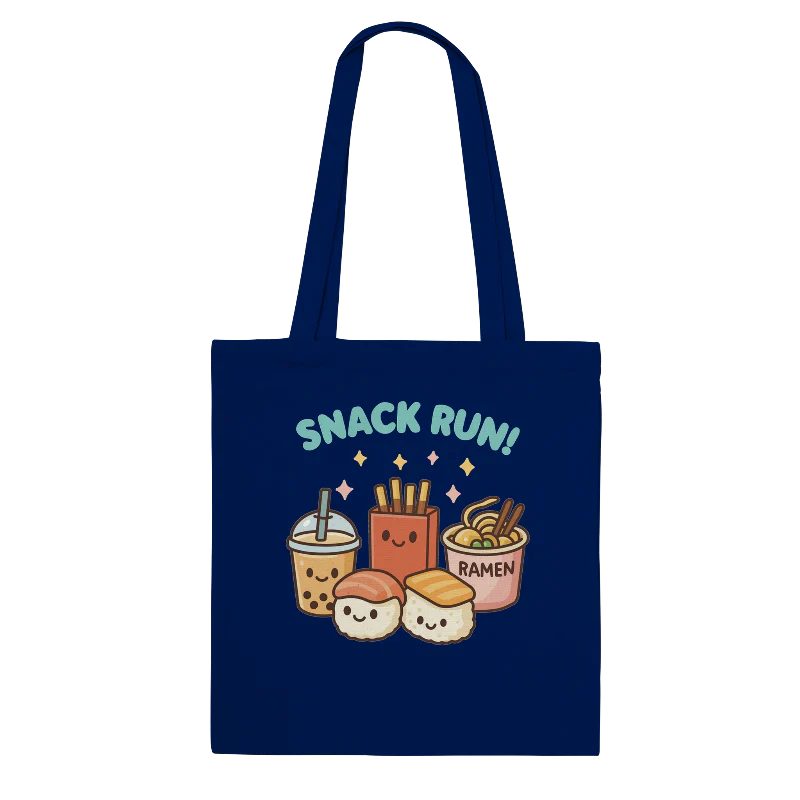 Kawaii "Snack Run" Tote Bag